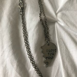 I love you most necklace